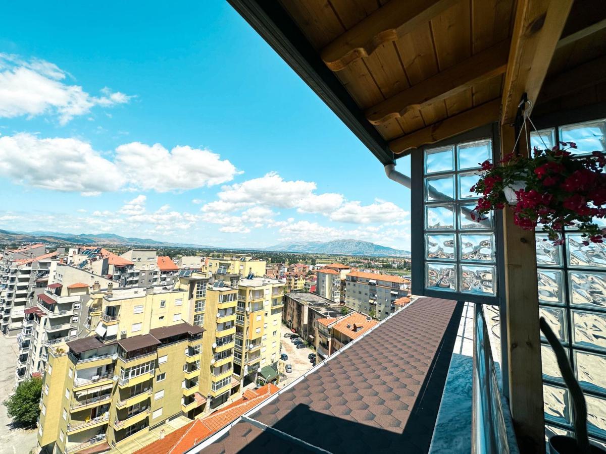 Apartmán Cozy Elegance Above Korca Exteriér fotografie